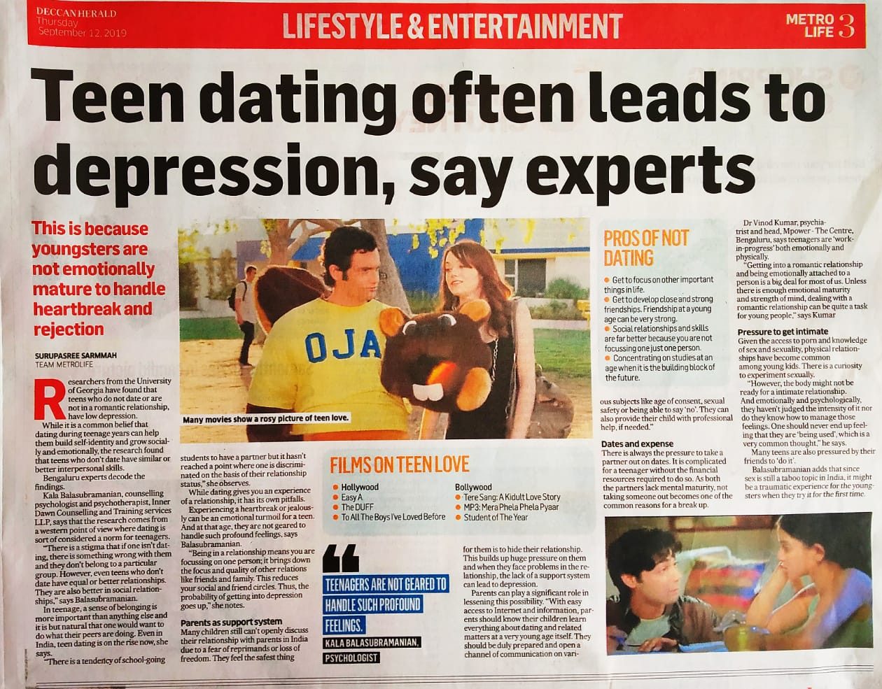 How is Teen Dating and Depression related