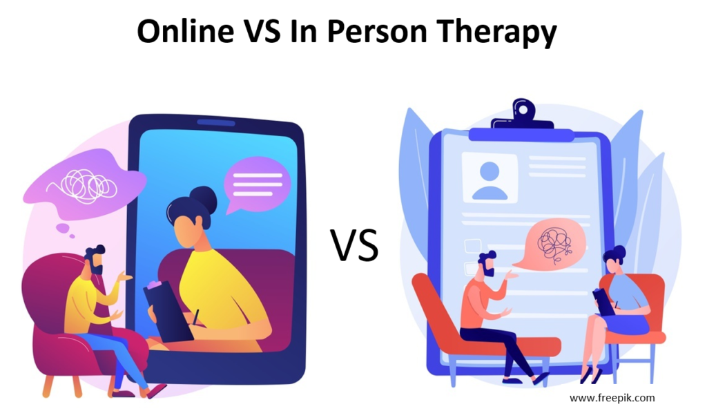 Online Therapy vs In person Therapy