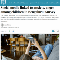 Damage from social media on children and adolescents